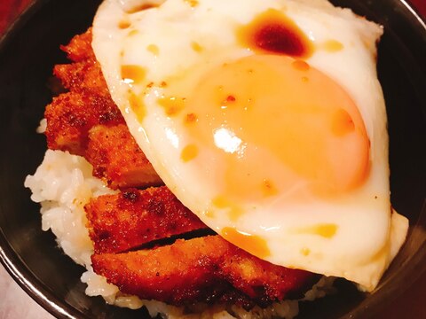 再現★岡田のカツ丼